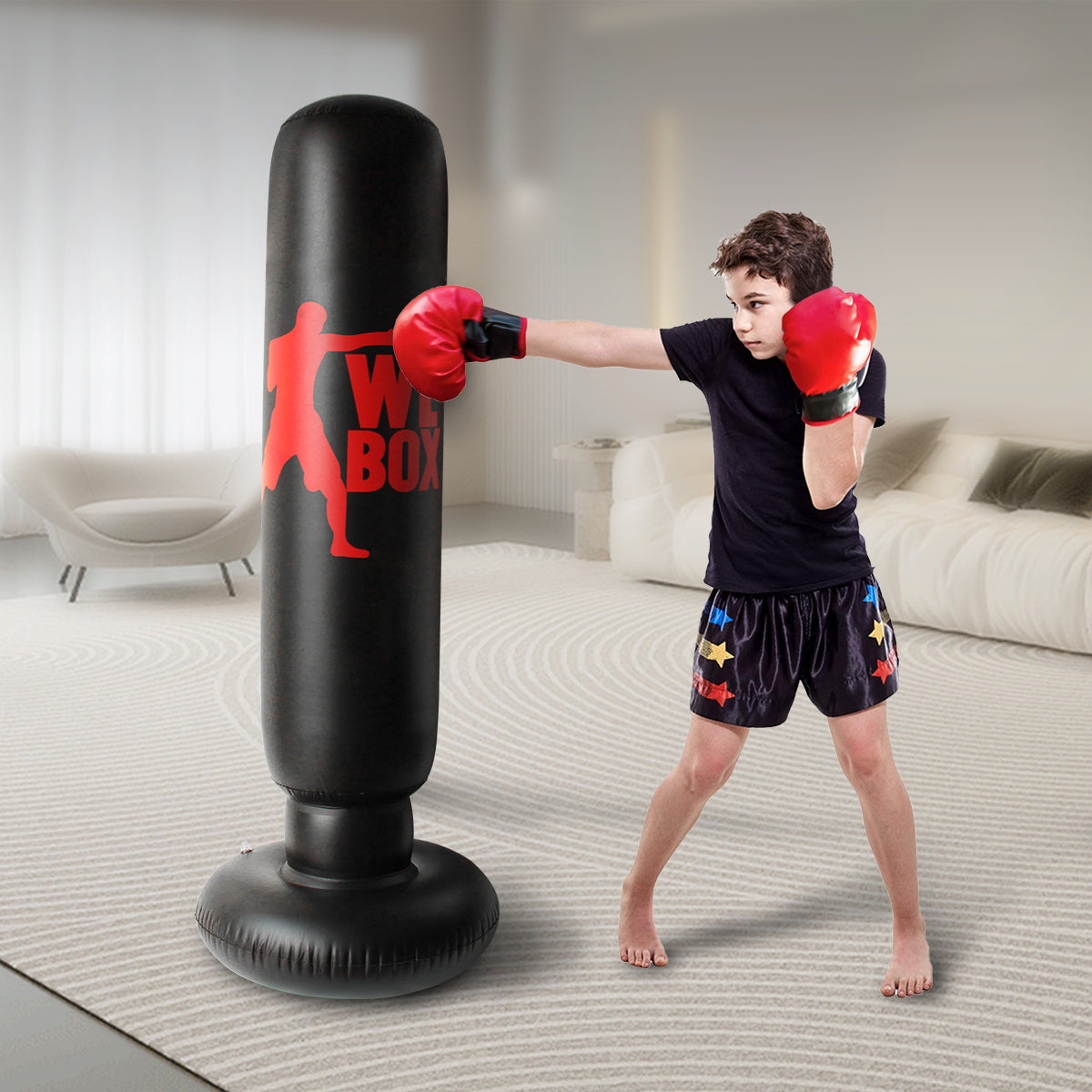 Vrijstaande Opblaasbare Bokszak