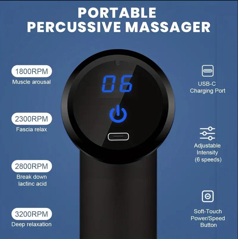 Mini Spiermassage Pistool – Diepe Percussie Massage