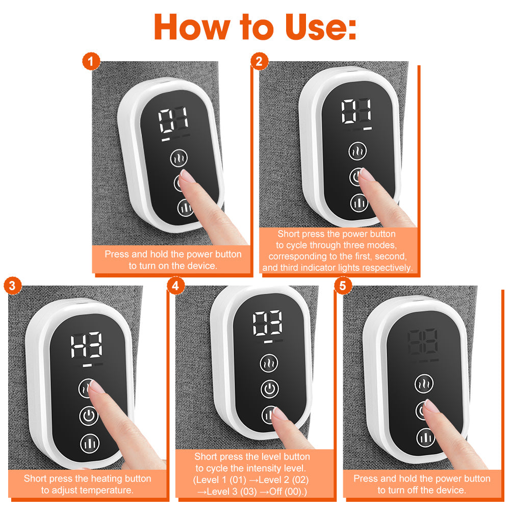 Draadloze Beenmassager