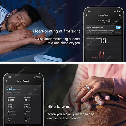 Slimme Ring met Gezondheidsmonitor