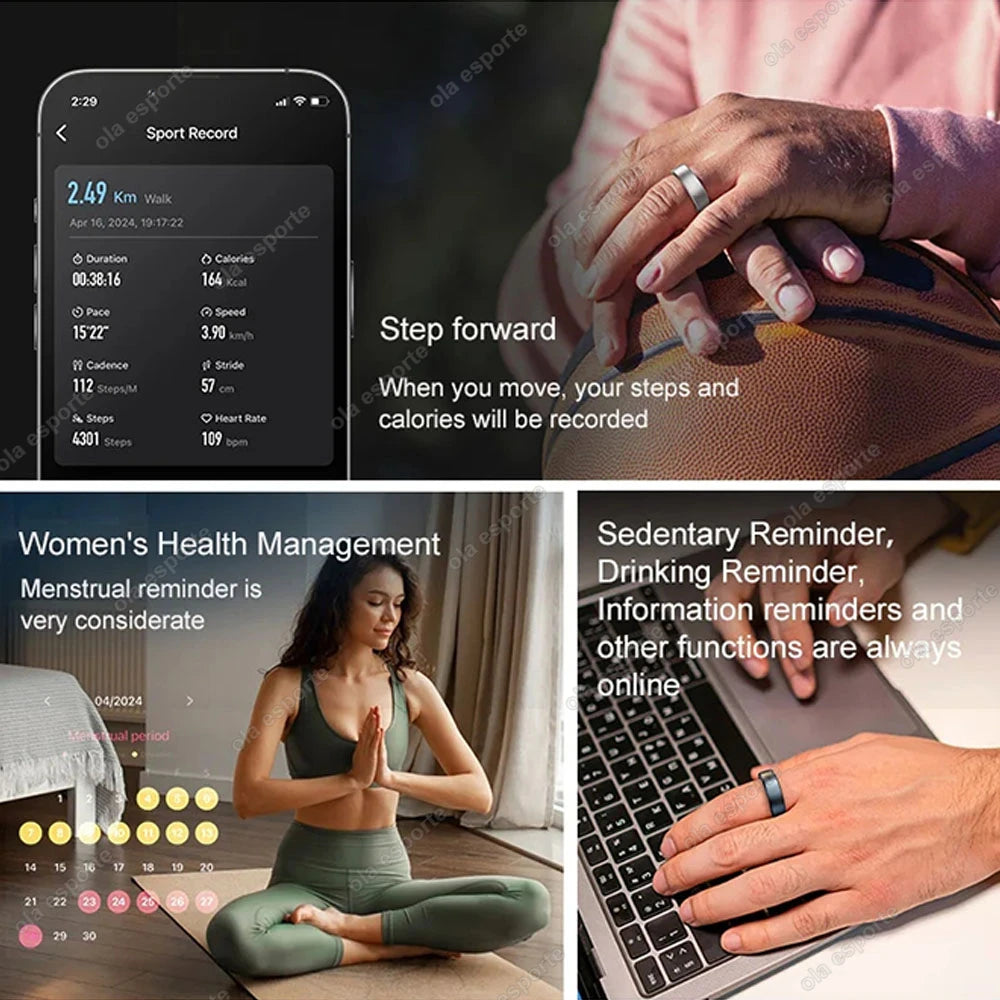 Slimme Ring met Gezondheidsmonitor