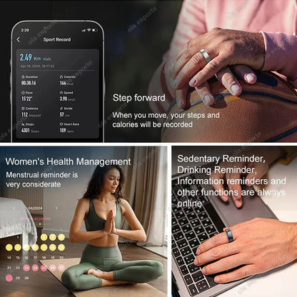 Slimme Ring met Gezondheidsmonitor