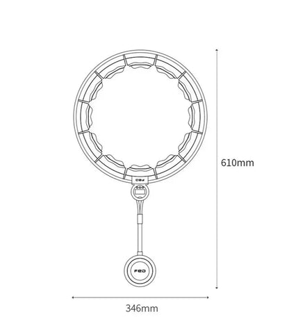 Multi-functionele Slimme Sport Hoepel
